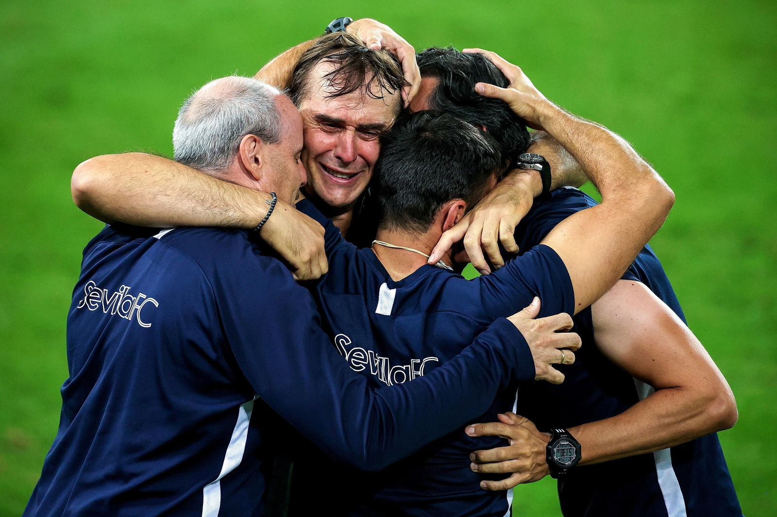 Las imágenes de Lopetegui como entrenador del Sevilla fc