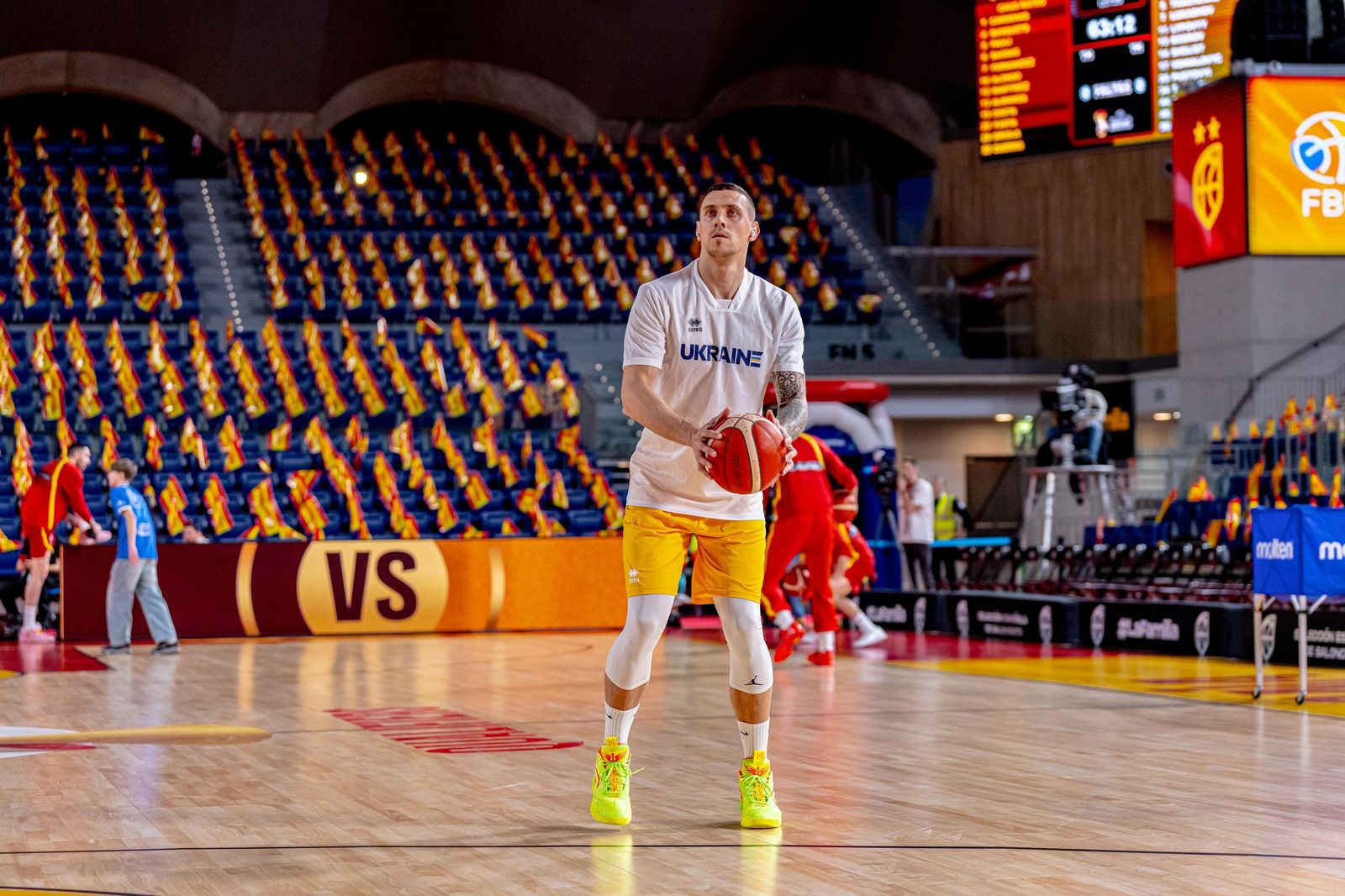 Las mejores fotos del España-Ucrania de baloncesto