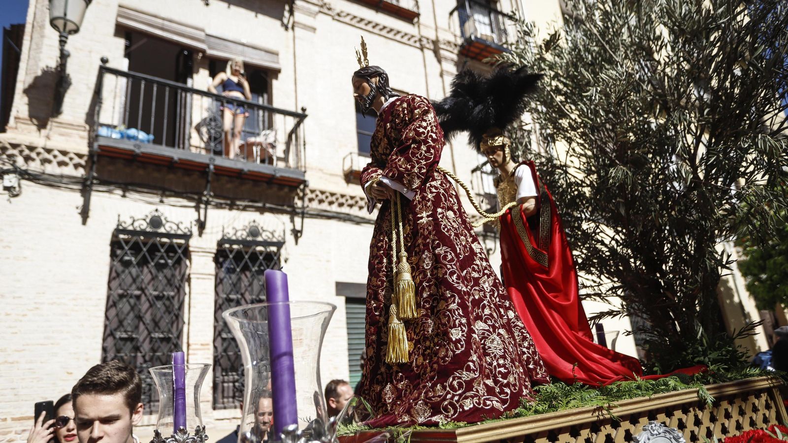 El paso de misterio del Colegio de las Mercedarias