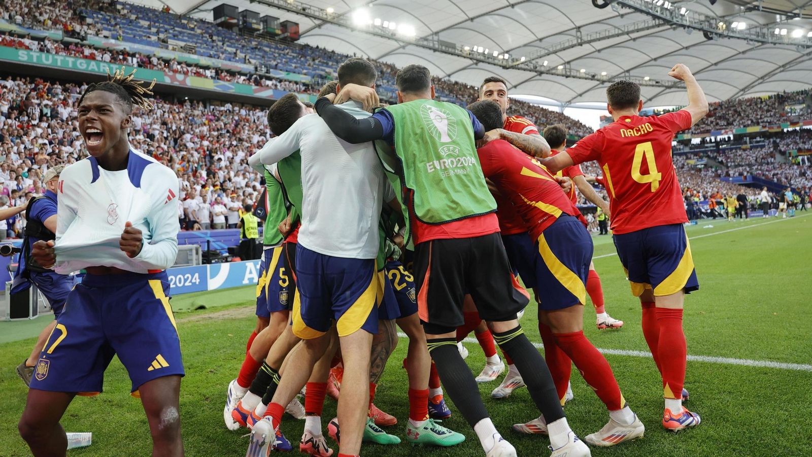 Las mejores fotos del España - Alemania