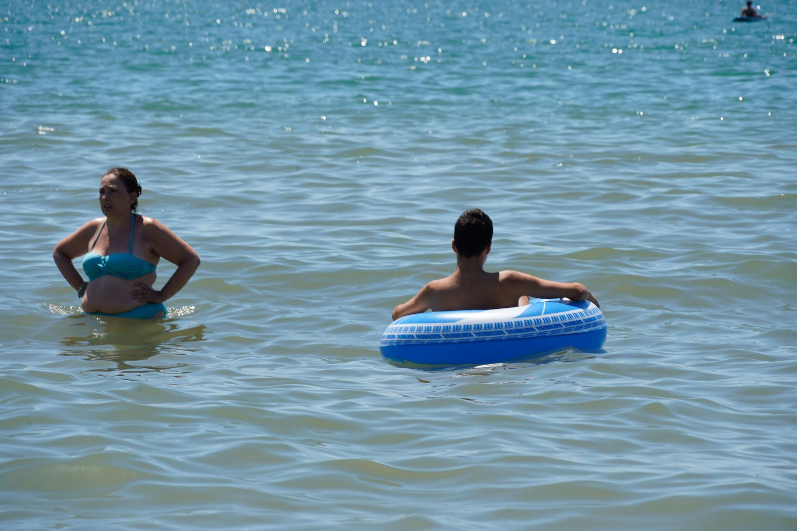 Imágenes de las playas de Huelva el sábado 17 de agosto