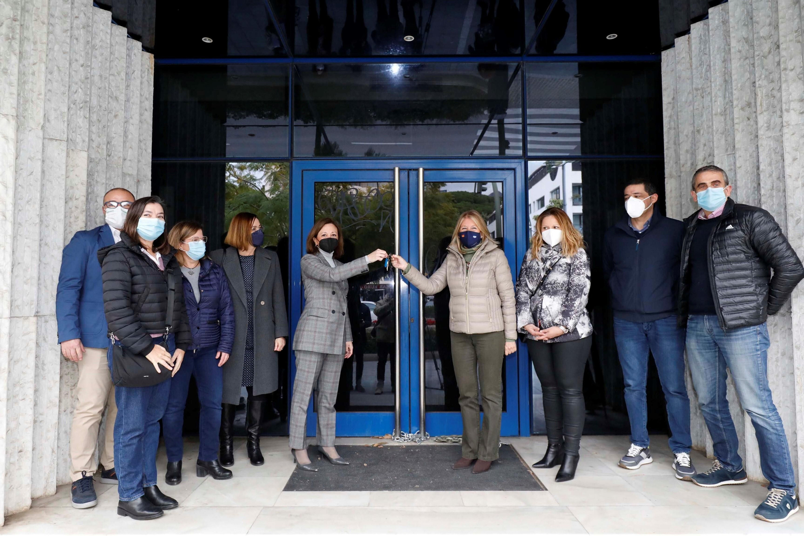 El acto de entrega de las llaves al Ayuntamiento de Marbella.