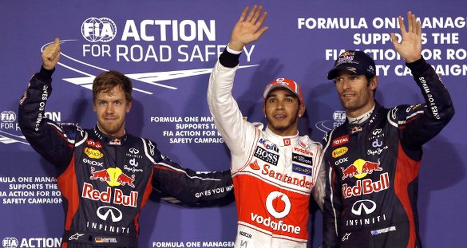 Alonso saldrá sexto y Vettel último; Hamilton, 'pole'