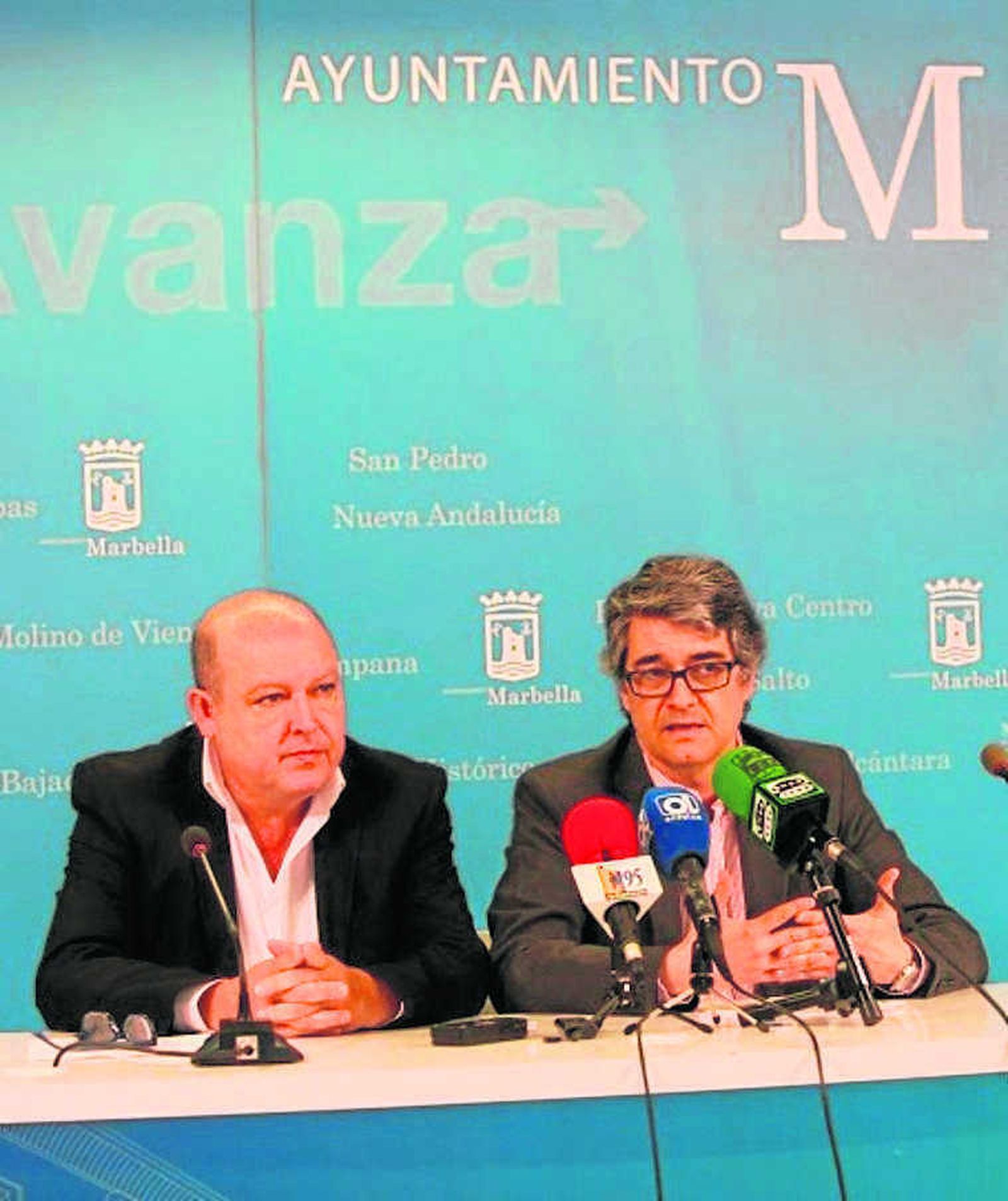 Miguel Luna y Javier Porcuna.