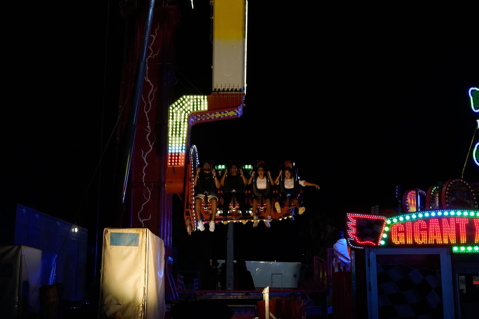 Imágenes del ambiente de Colombinas el día 3 de agosto