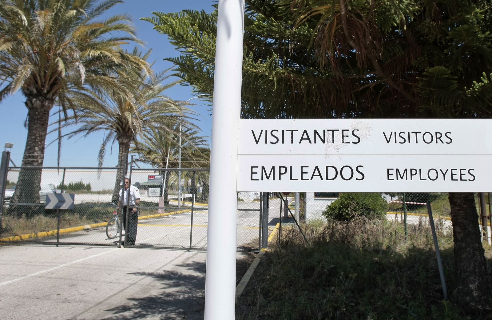 Una imagen retrospectiva de la entrada a los terrenos de la antigua Visteon.