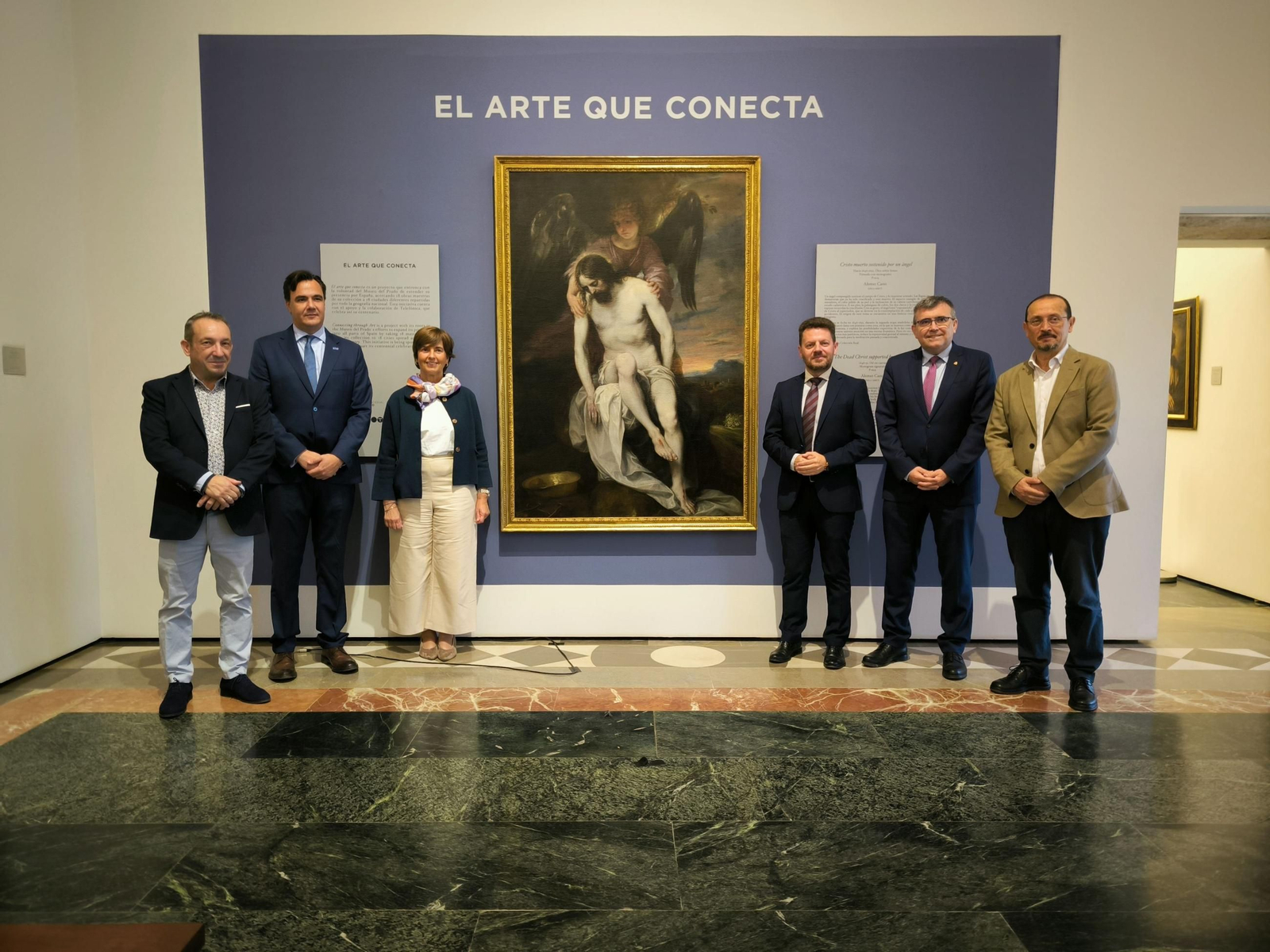 El museo de Bellas Artes de Granada exhibe el 'Cristo muerto sostenido por un ángel', cedido por el Prado