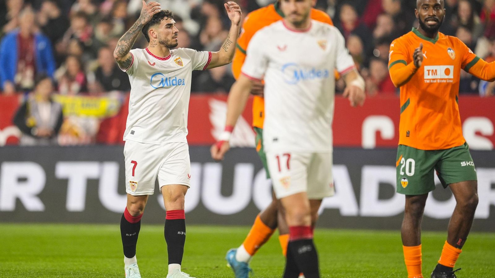 Las mejores imágenes del partido Sevilla - Valencia