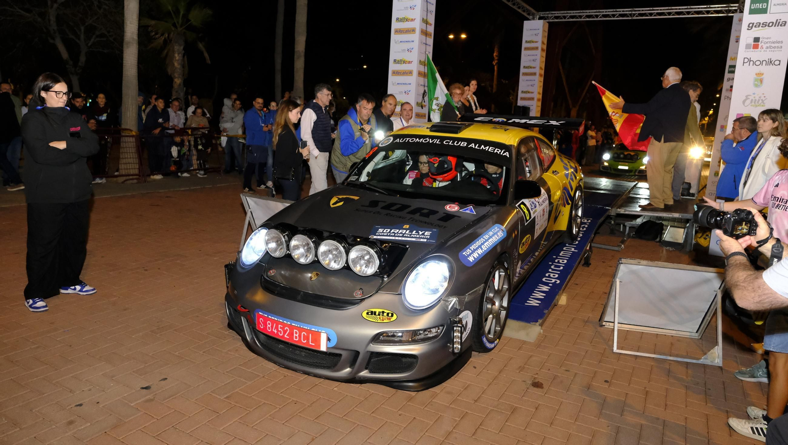 La salida de la 50 edición del Rallye Costa de Almería, en imágenes