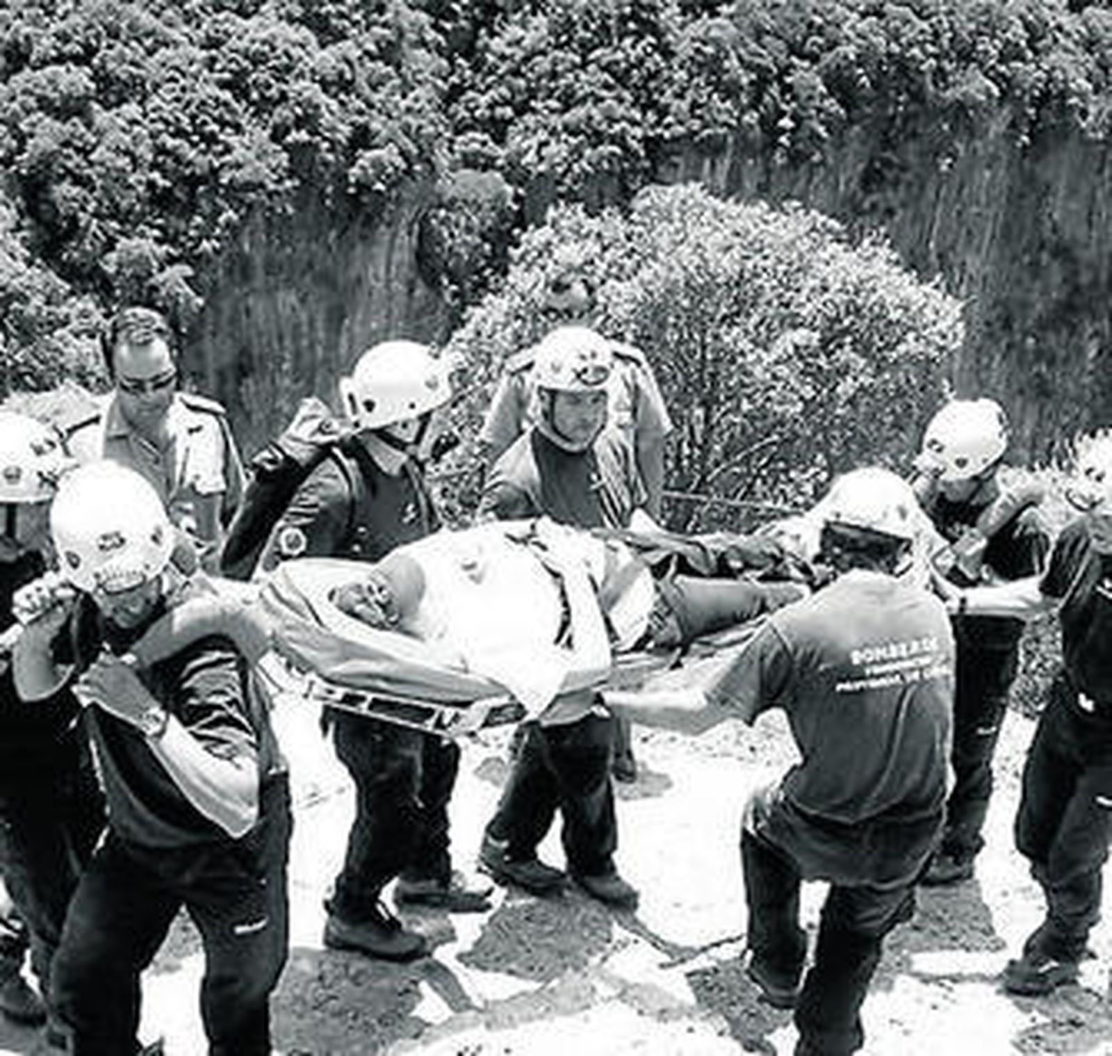 Imagen de archivo de un rescate en la Garganta Verde.