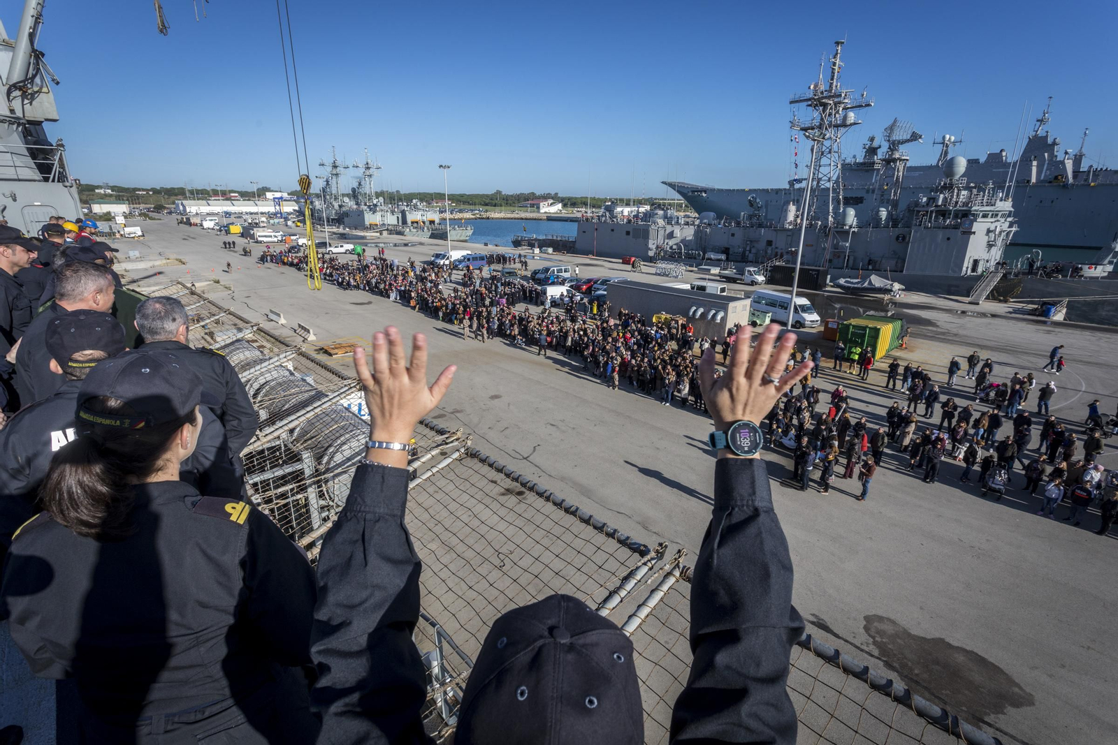 Las mejores imágenes del regreso del 'Castilla' a Rota