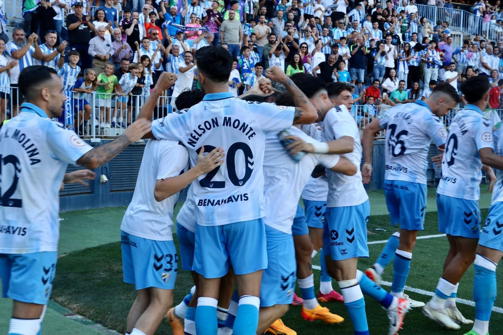 El Málaga CF - Antequera, en fotos