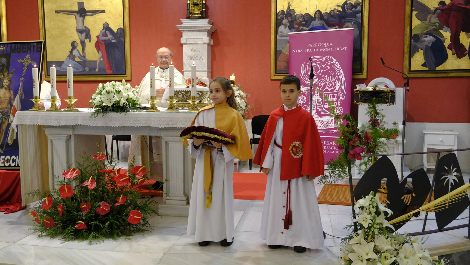El Resucitado de Almería se suspende por la lluvia, en imágenes