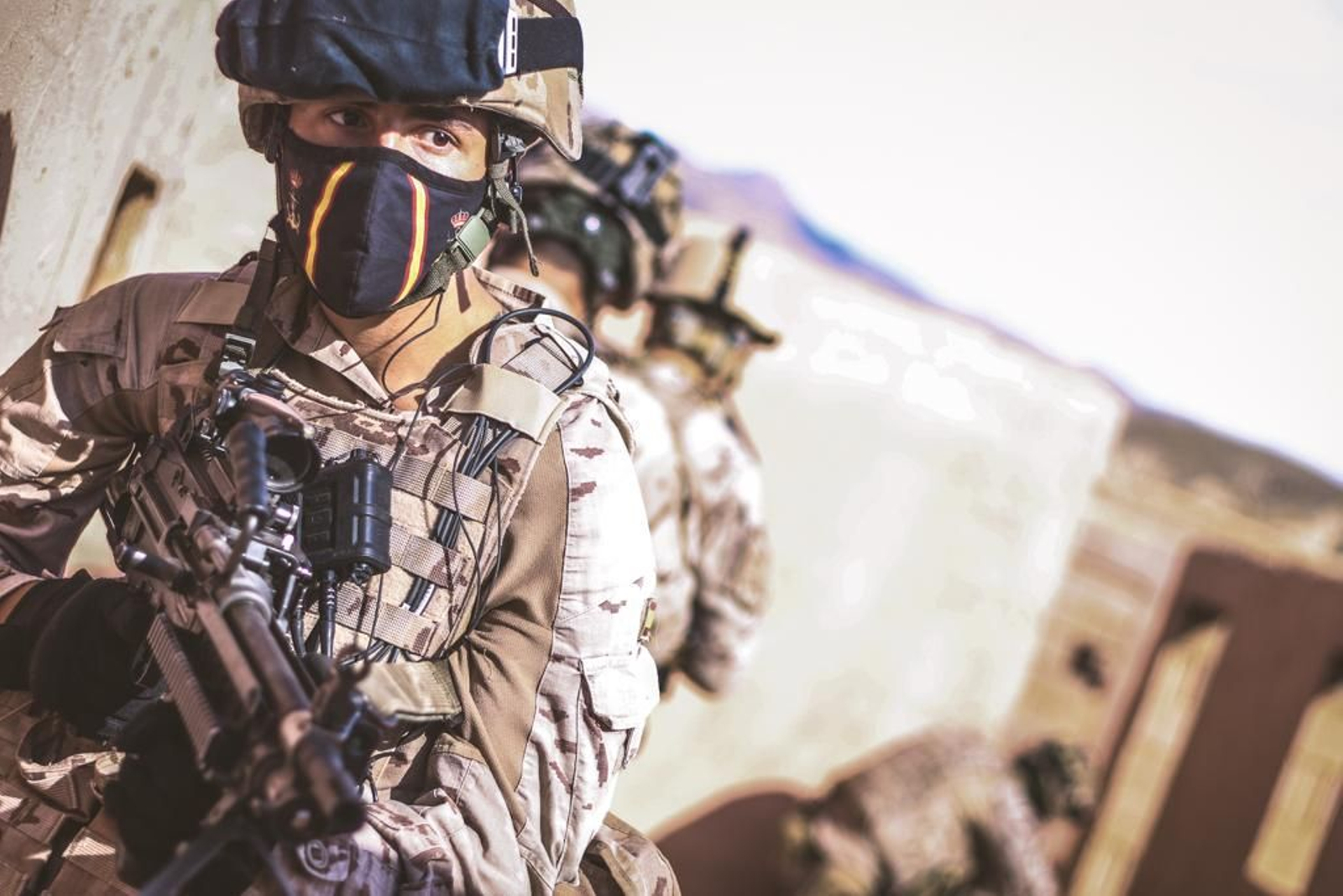 Imágenes de las maniobras del Tercio de Armada de Infantería de Marina en Almería