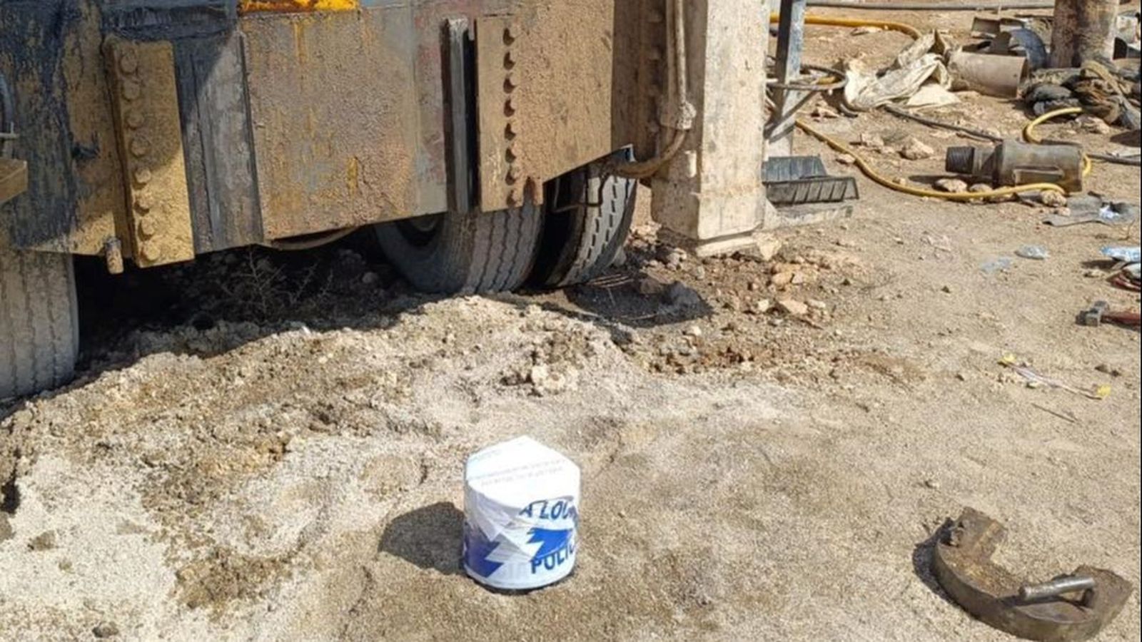 Sondeo de aguas para riego de almendros en el entorno del manantial de Fuencaliente