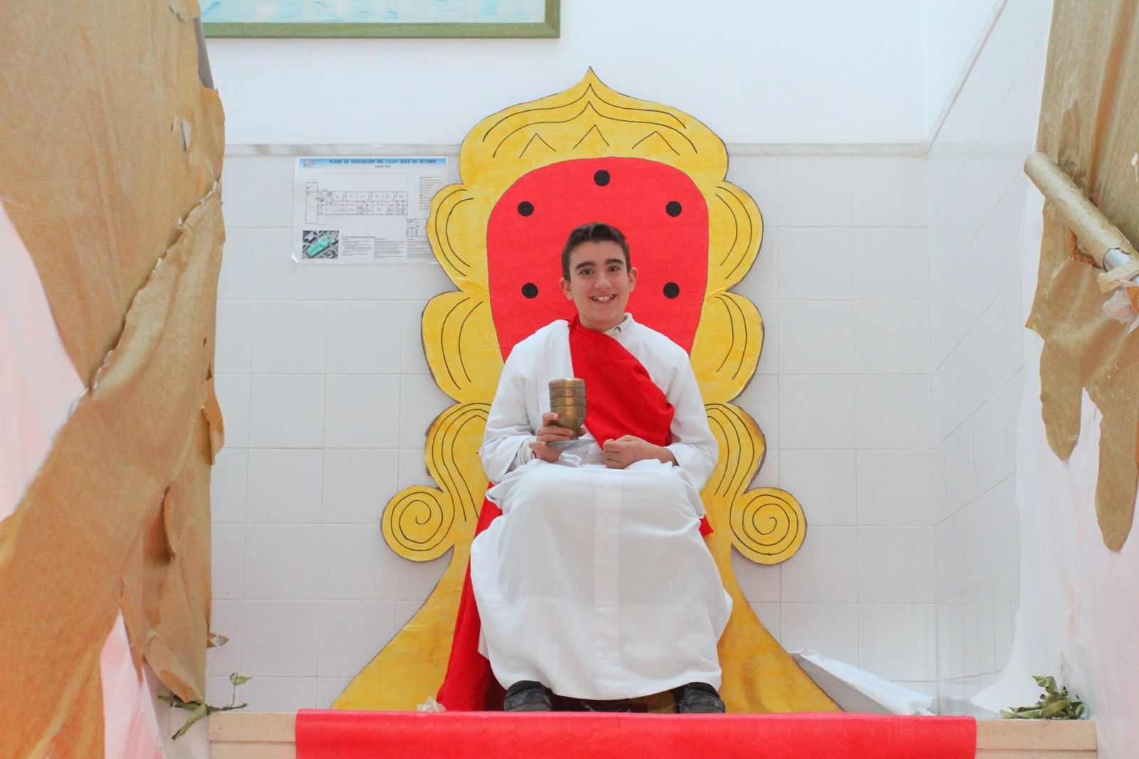 Imágenes del Belén viviente del colegio 12 de Octubre y la AMPA