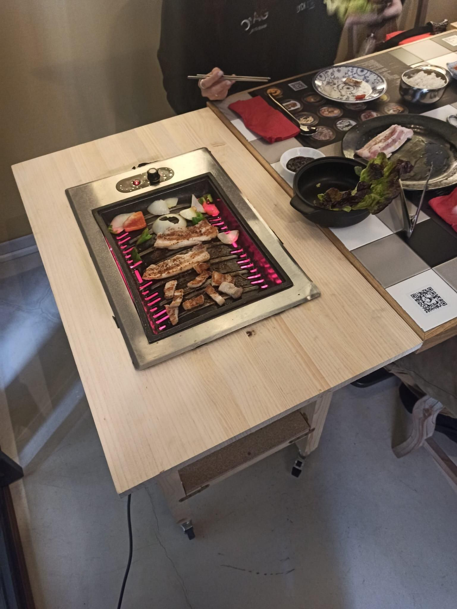 Barbacoa coreana en Restaurante Miso