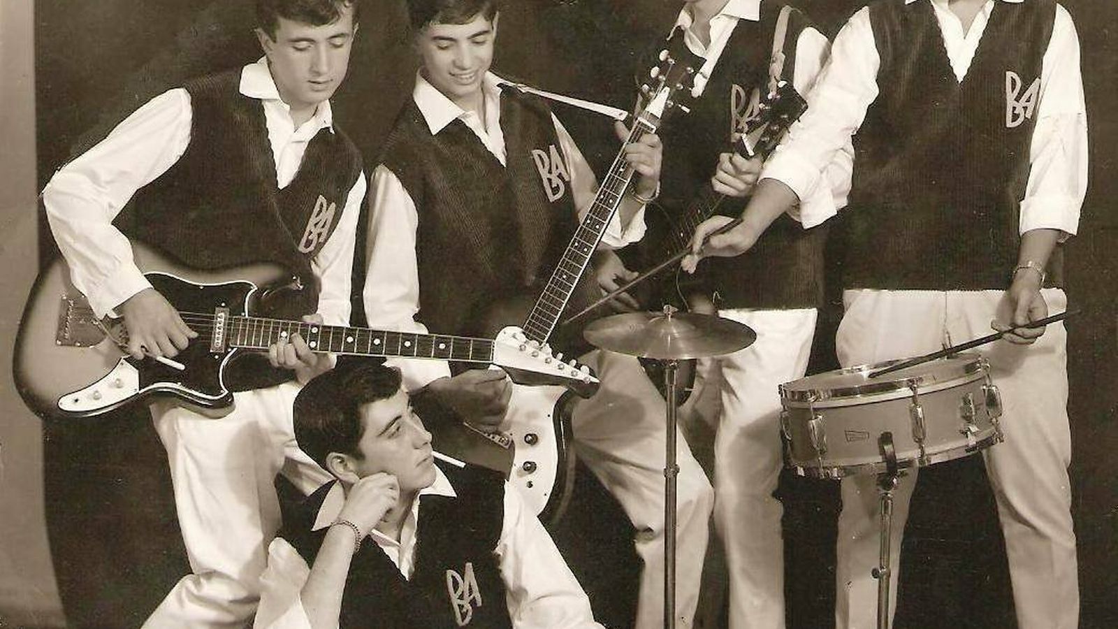 La primera fotografía de Los Ángeles Azules