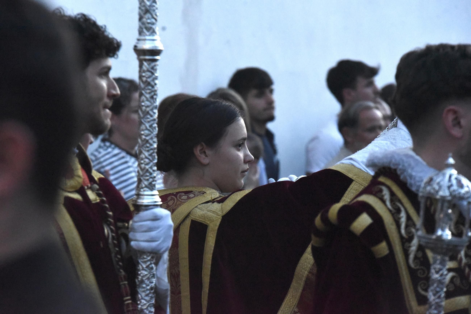 El vía crucis del Señor de la Humildad y Paciencia de Córdoba, en imágenes