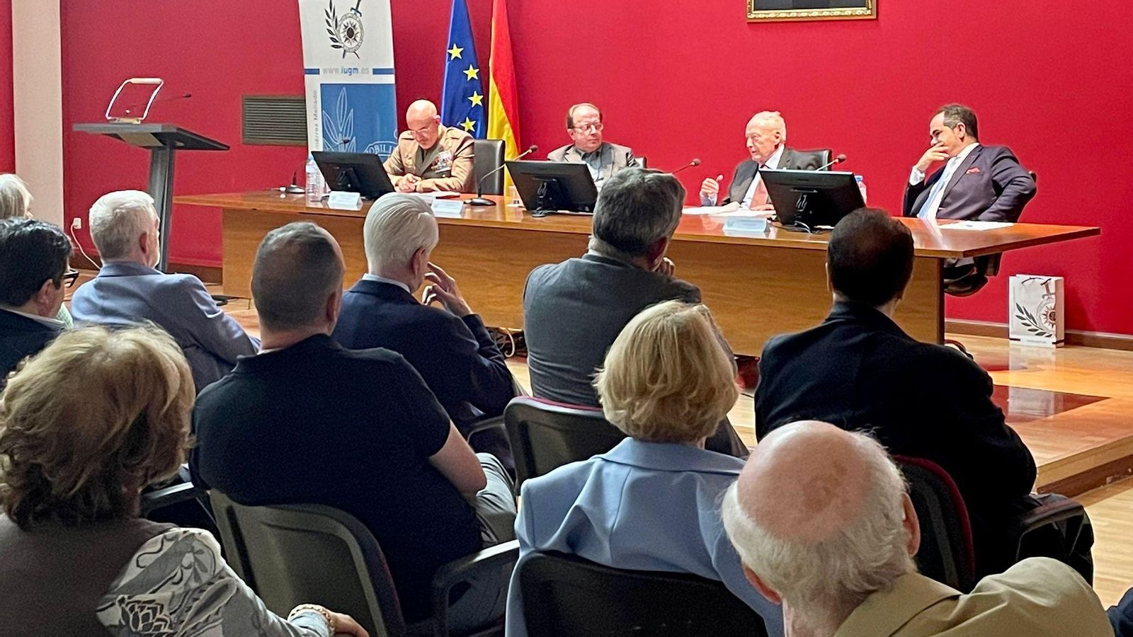 Presentación en octubre de 2022 de su biografía en el Instituto Universitario Gutiérrez Mellado