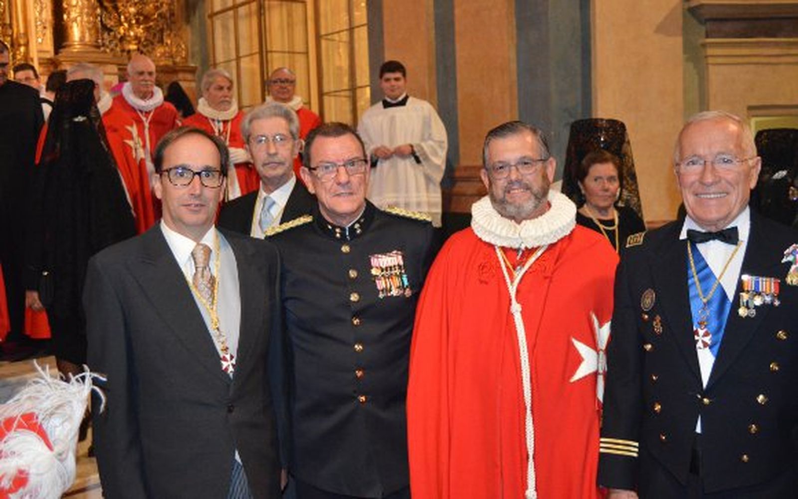 Iván de Arteaga, marqués de Armunia, junto a Fernando Caballero, Victoria Ruiz y Fernando Coimbra.

Foto: Ignacio Casas de Ciria