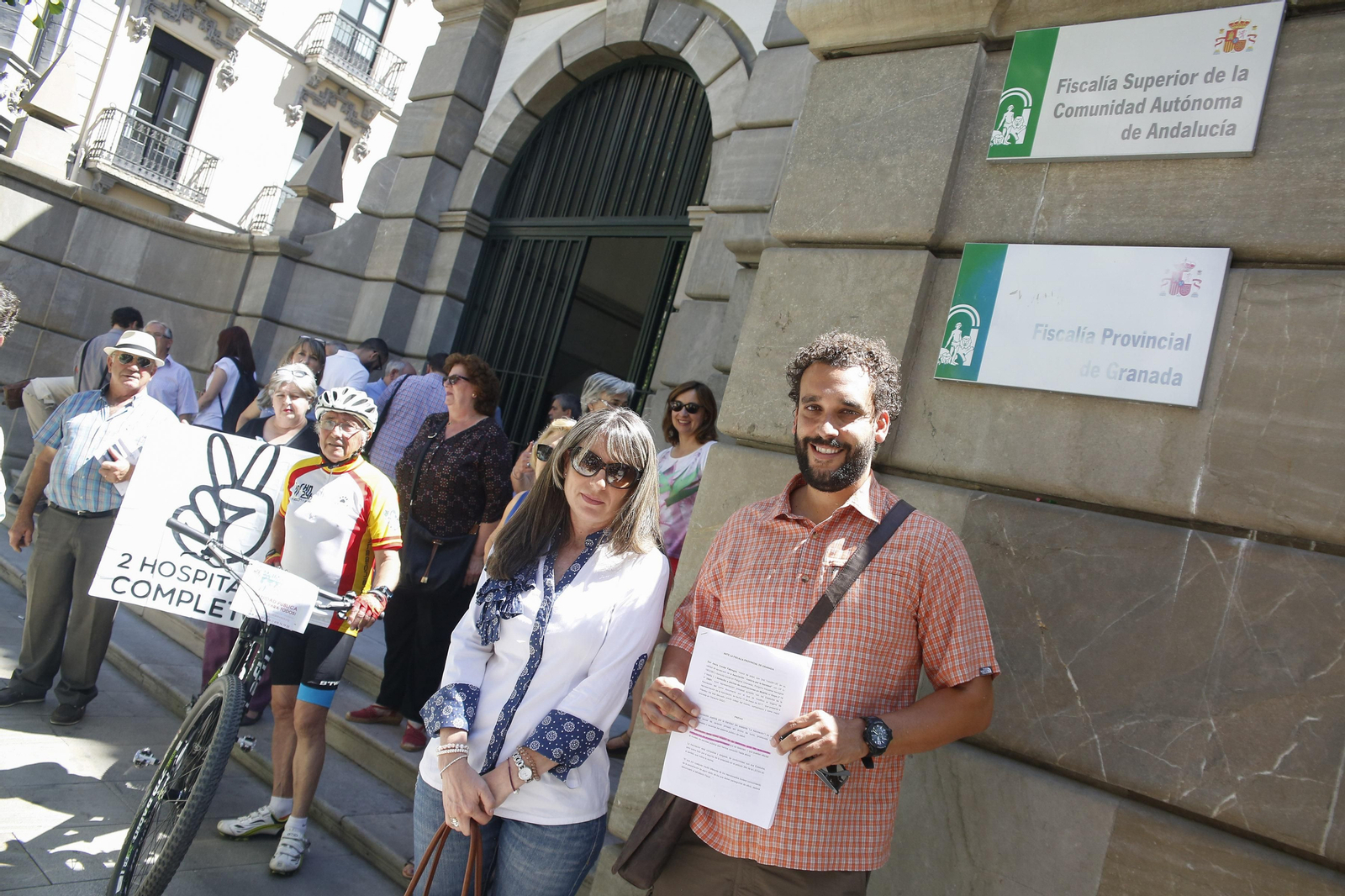 Jesús Candel durante la presentación de la denuncia ante la Fiscalía.