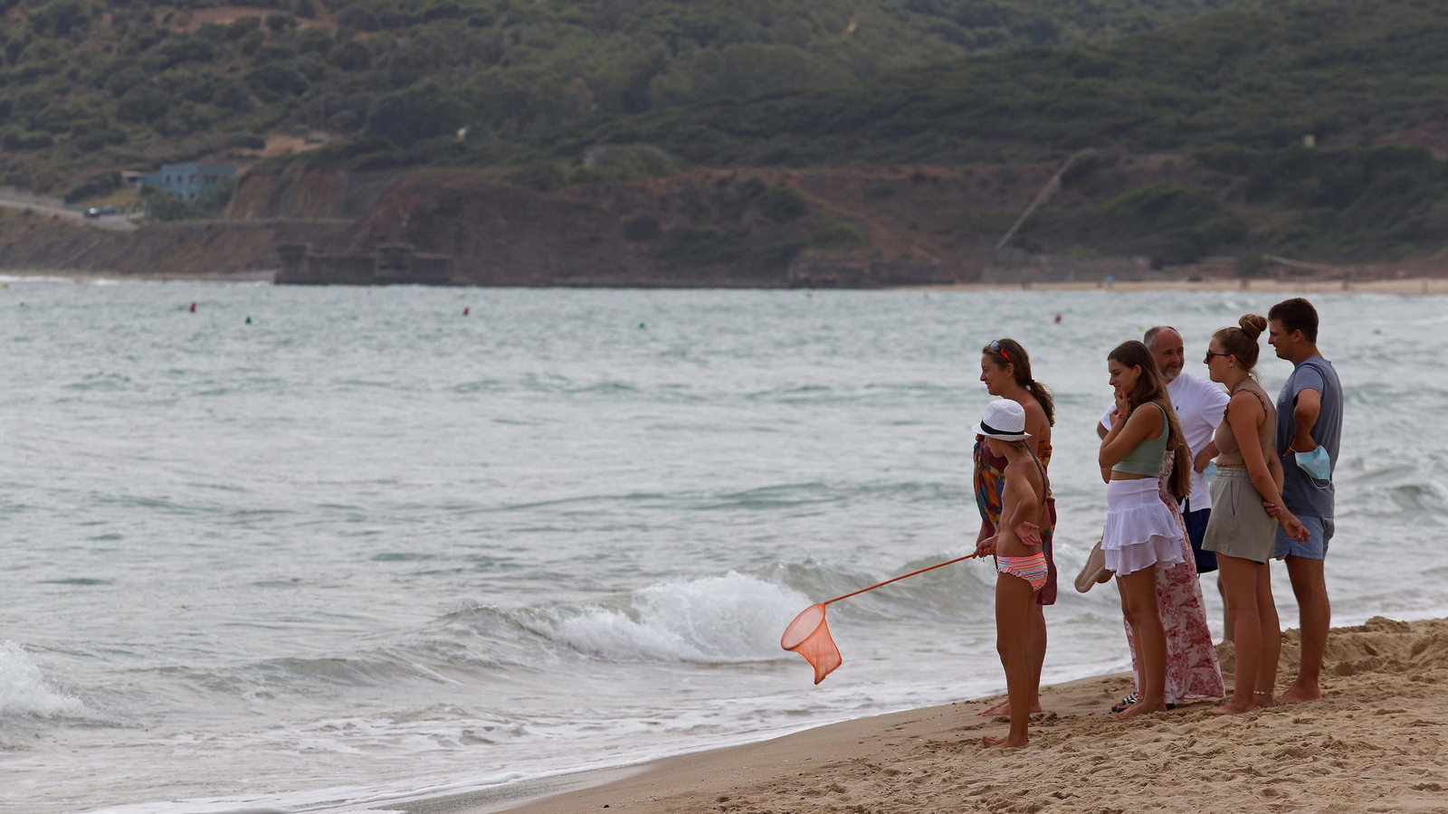 Fotos de la invasión de medusas en las playas del Campo de Gibraltar