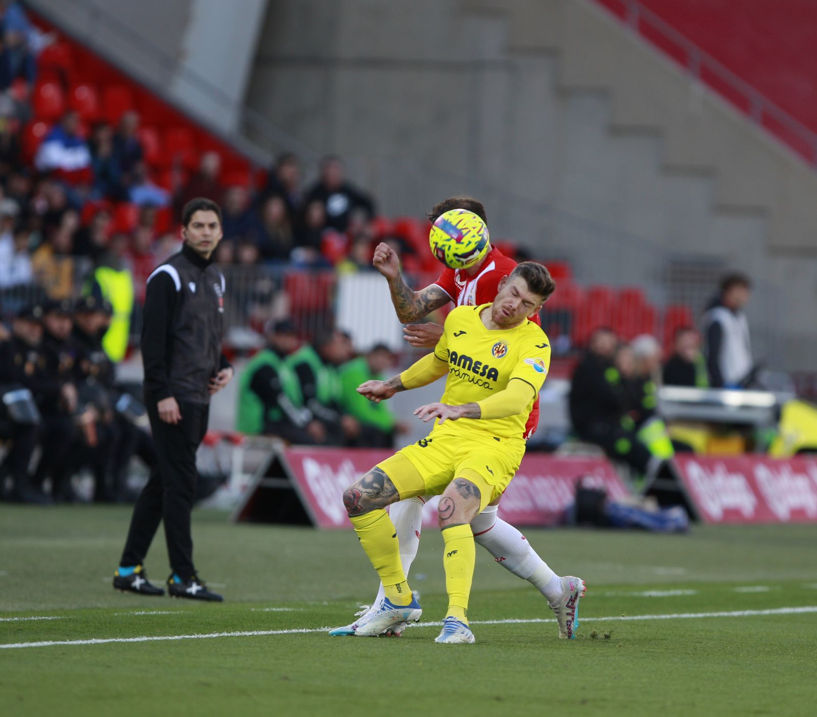 Imágenes de la derrota de la U.D. Almería ante el Villarreal por 0 a 2