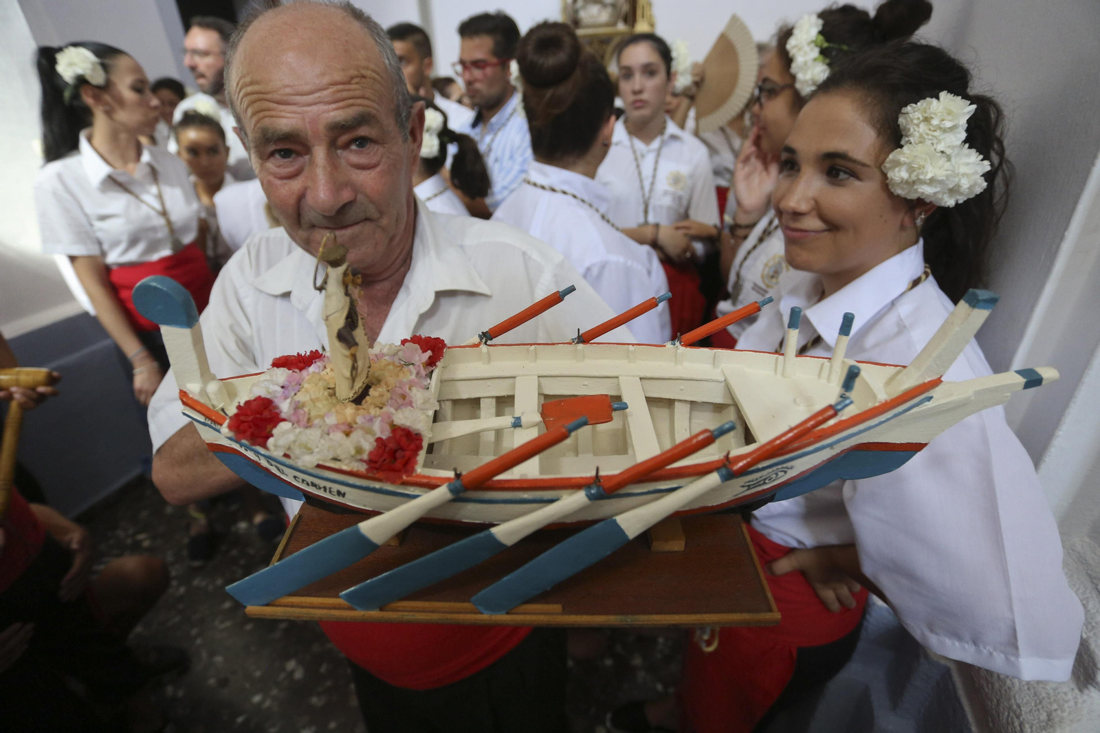 Las fotos de las procesiones de la Virgen del Carmen en Málaga