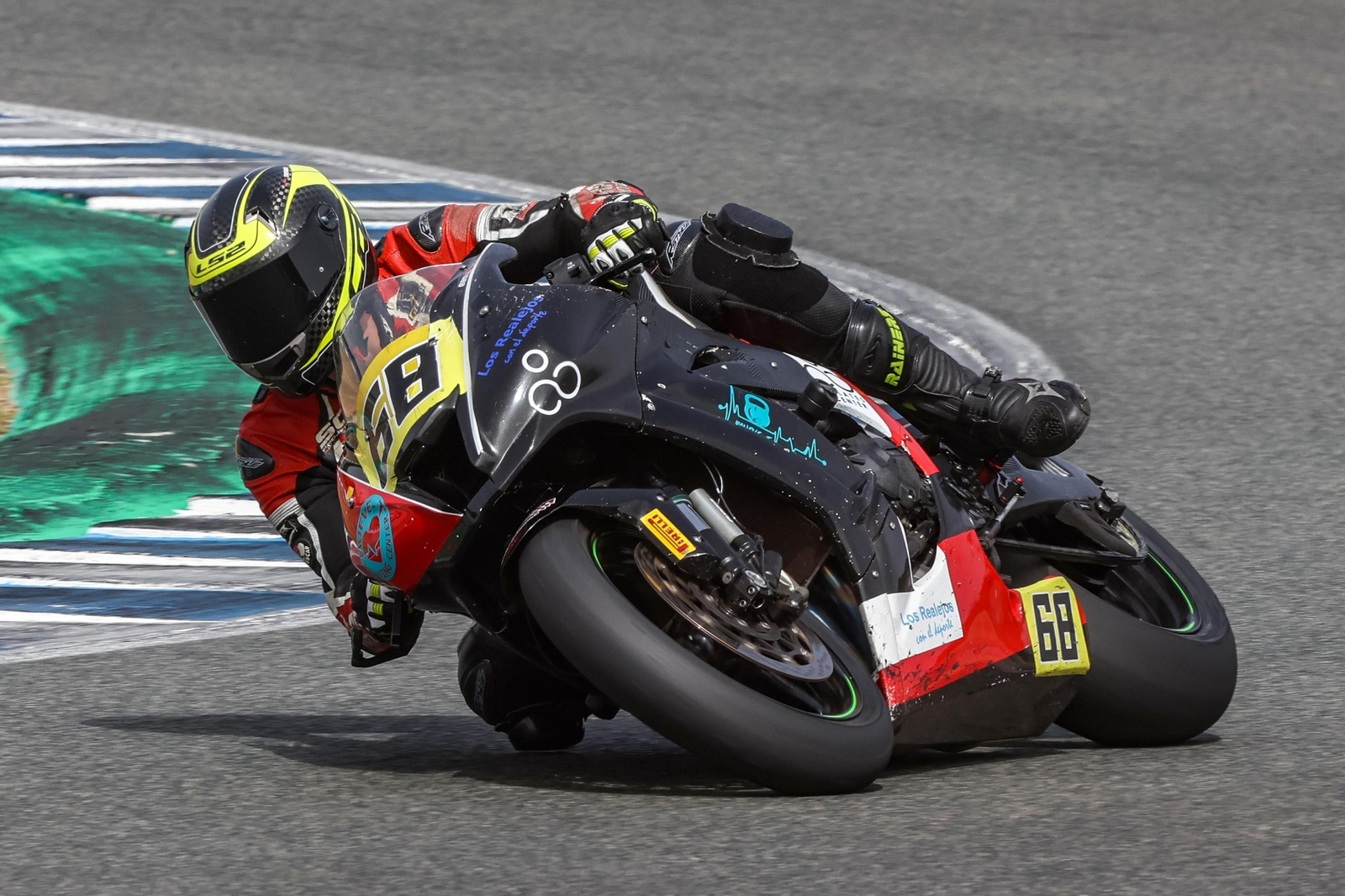 Aridani Labrador, rodando este domingo en el Circuito de Jerez.