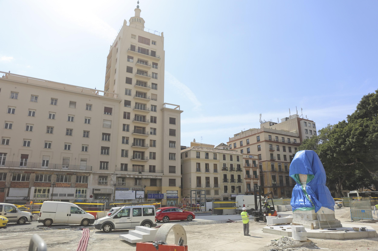 Vista del edificio de La Equitativa.