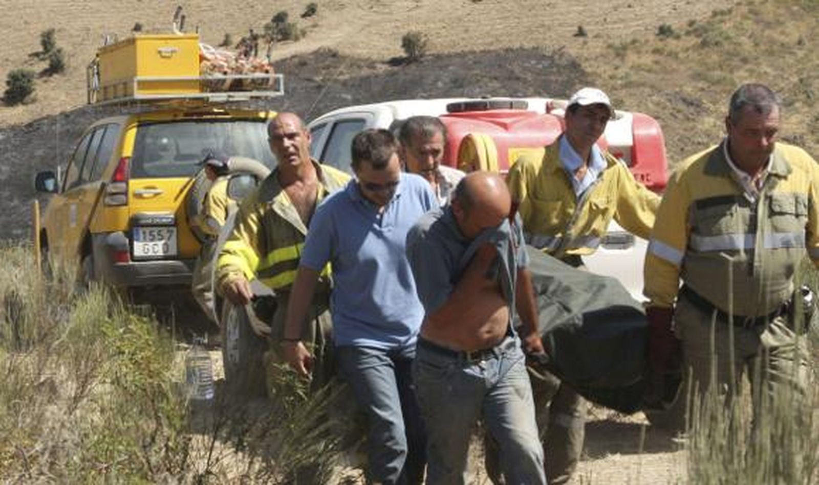 Hallan carbonizado a un anciano en el incendio declarado en Salamanca