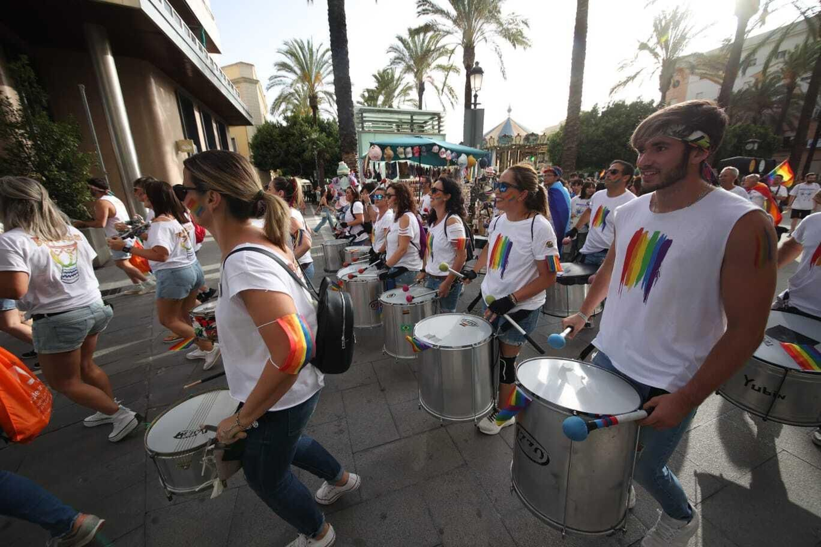 Manifestación por el Orgullo LGTBIQA+ en Jerez