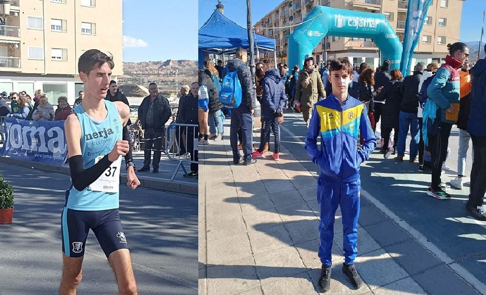 Marco Antonio Monaster (i) y Manuel García.