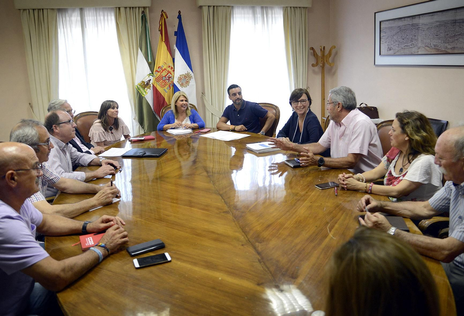 Reunión de la alcaldesa con miembros del Consejo Social de la Ciudad, este miércoles. Reunión de la alcaldesa con miembros del Consejo Social de la Ciudad, este miércoles.