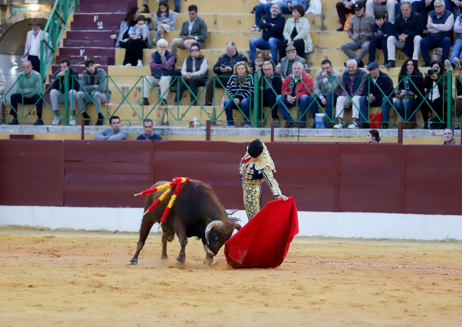 Imágenes de la novillada previa a la Semana Santa en la plaza de toros de La Línea