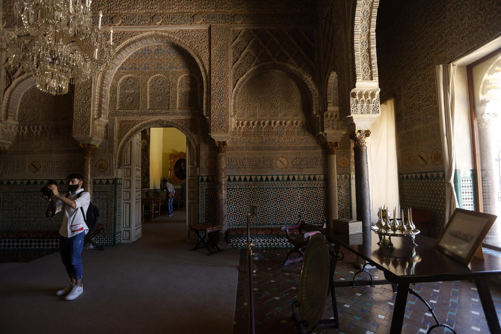 La visita al Cuarto Alto de los Reales Alcázares de Sevilla, en imágenes