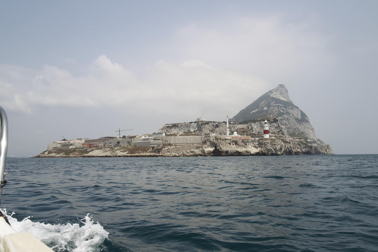 La zona de Europa Point, cerca de la que estará la depuradora.