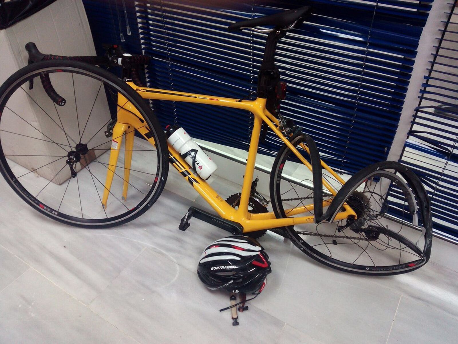 La bicicleta siniestrada