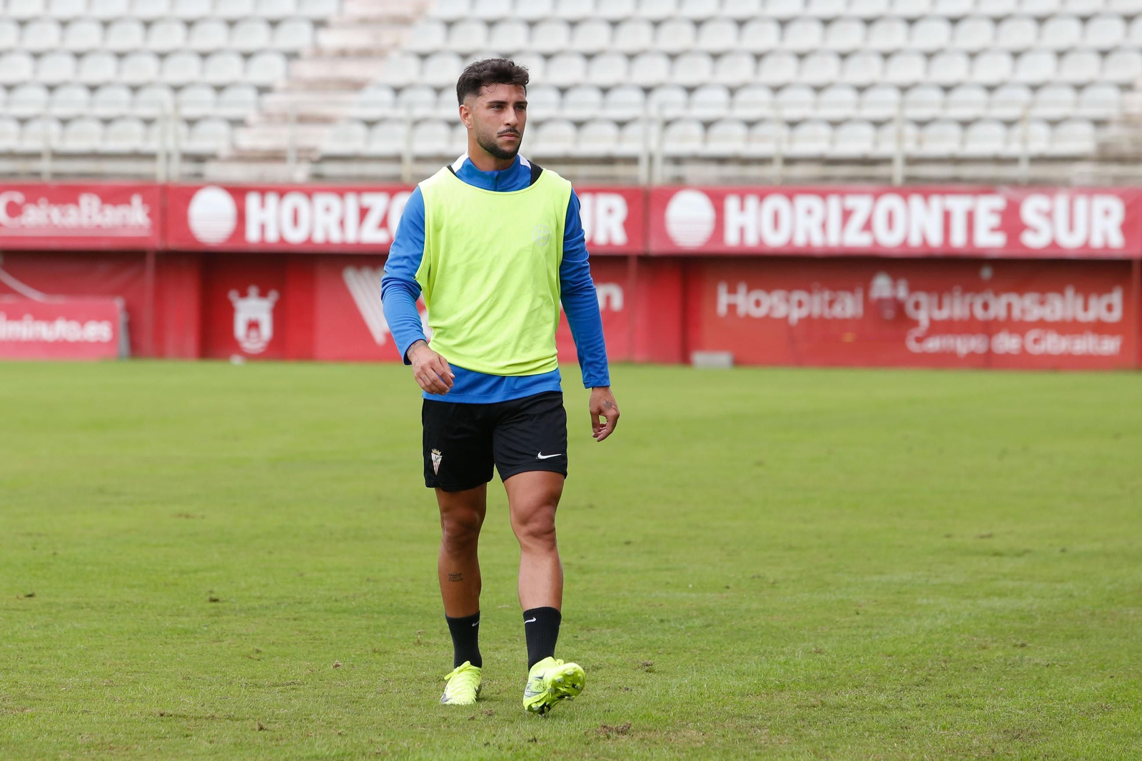 El entrenamiento del Algeciras CF antes de la visita al Recreativo de Huelva