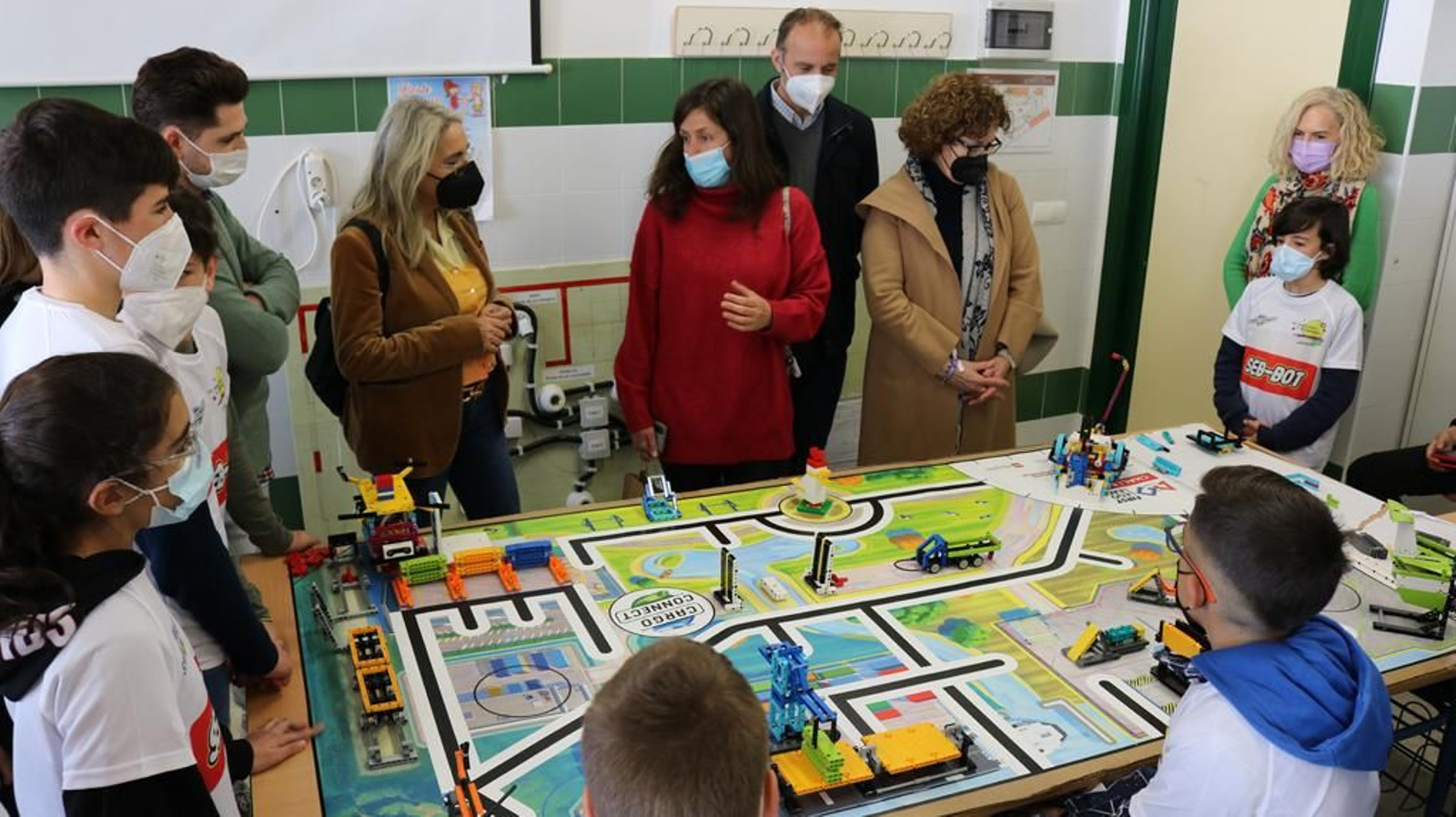 Imagen del proyecto desarrollado por los niños de Cartaya.