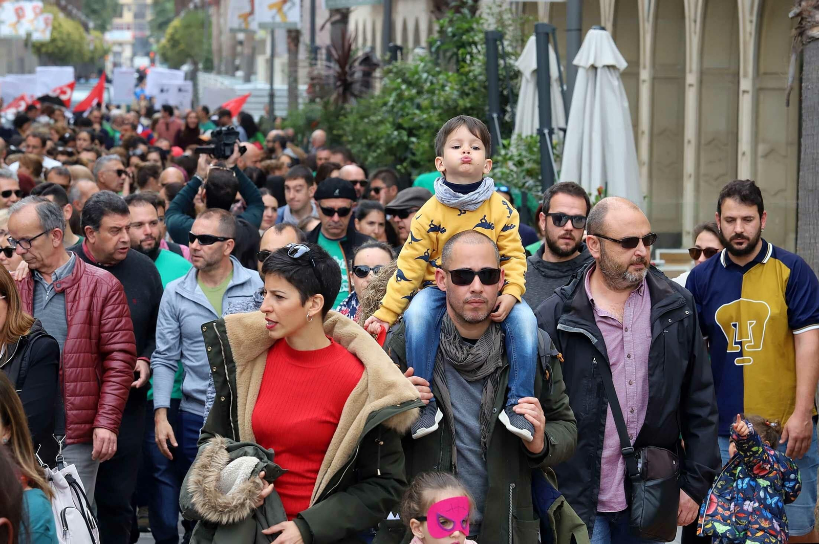 Imágenes de la manifestación en defensa de la educación pública