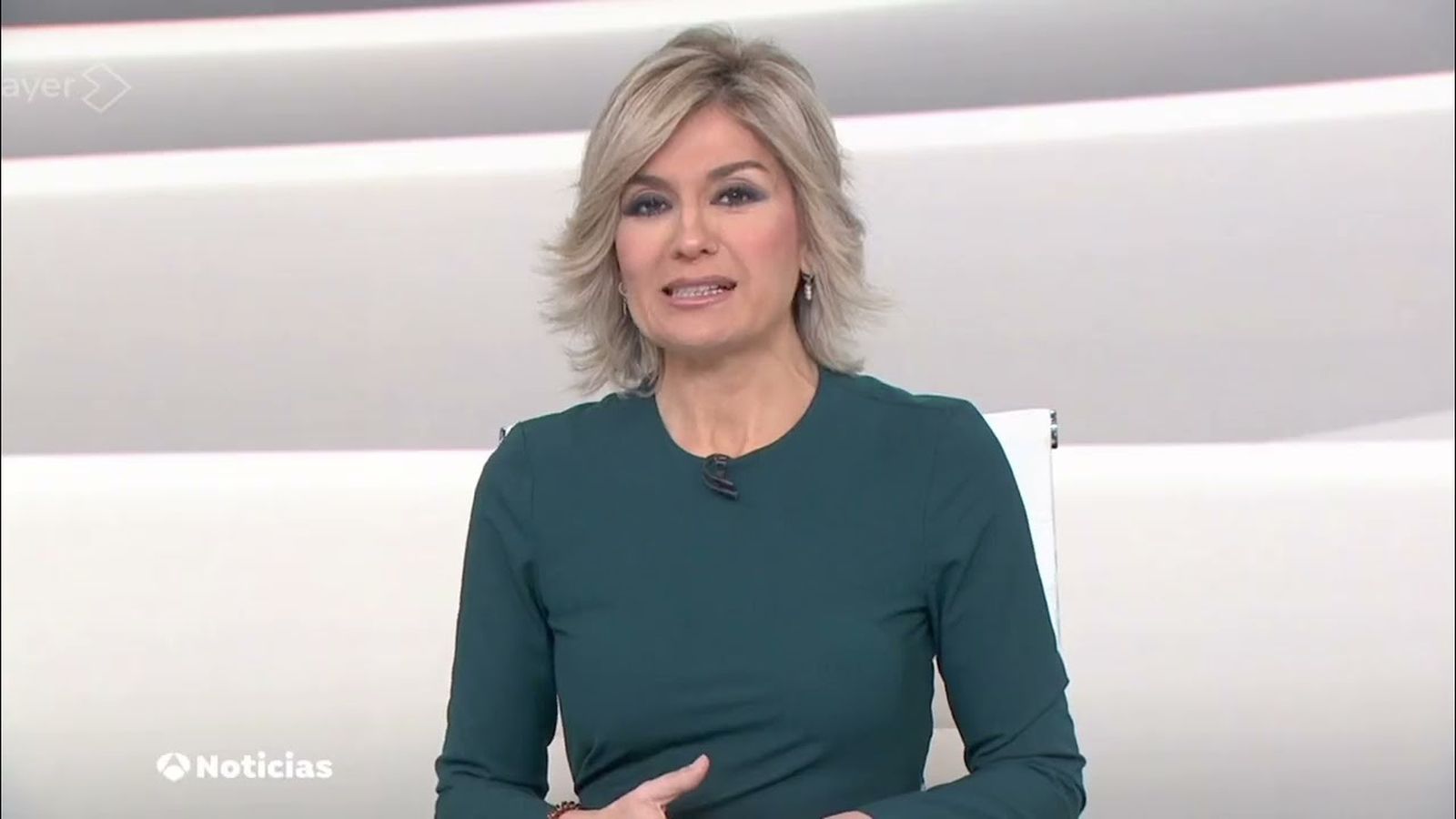 Sandra Golpe, conductora de 'Antena 3 Noticias 1'