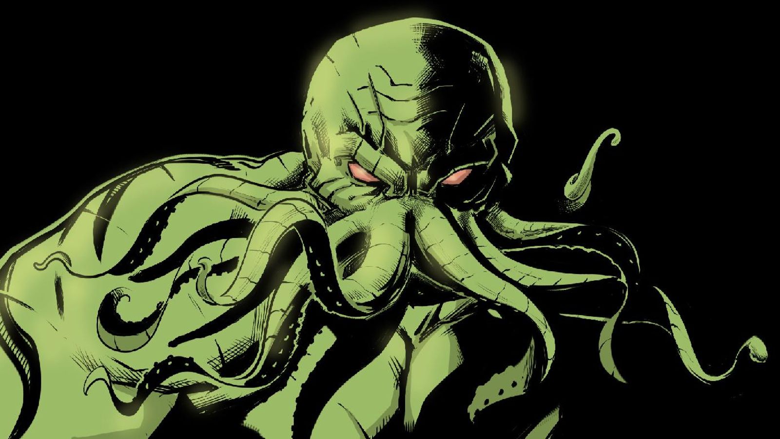 El personaje de ficción Cthulhu dibujado por J.J. Alonso.