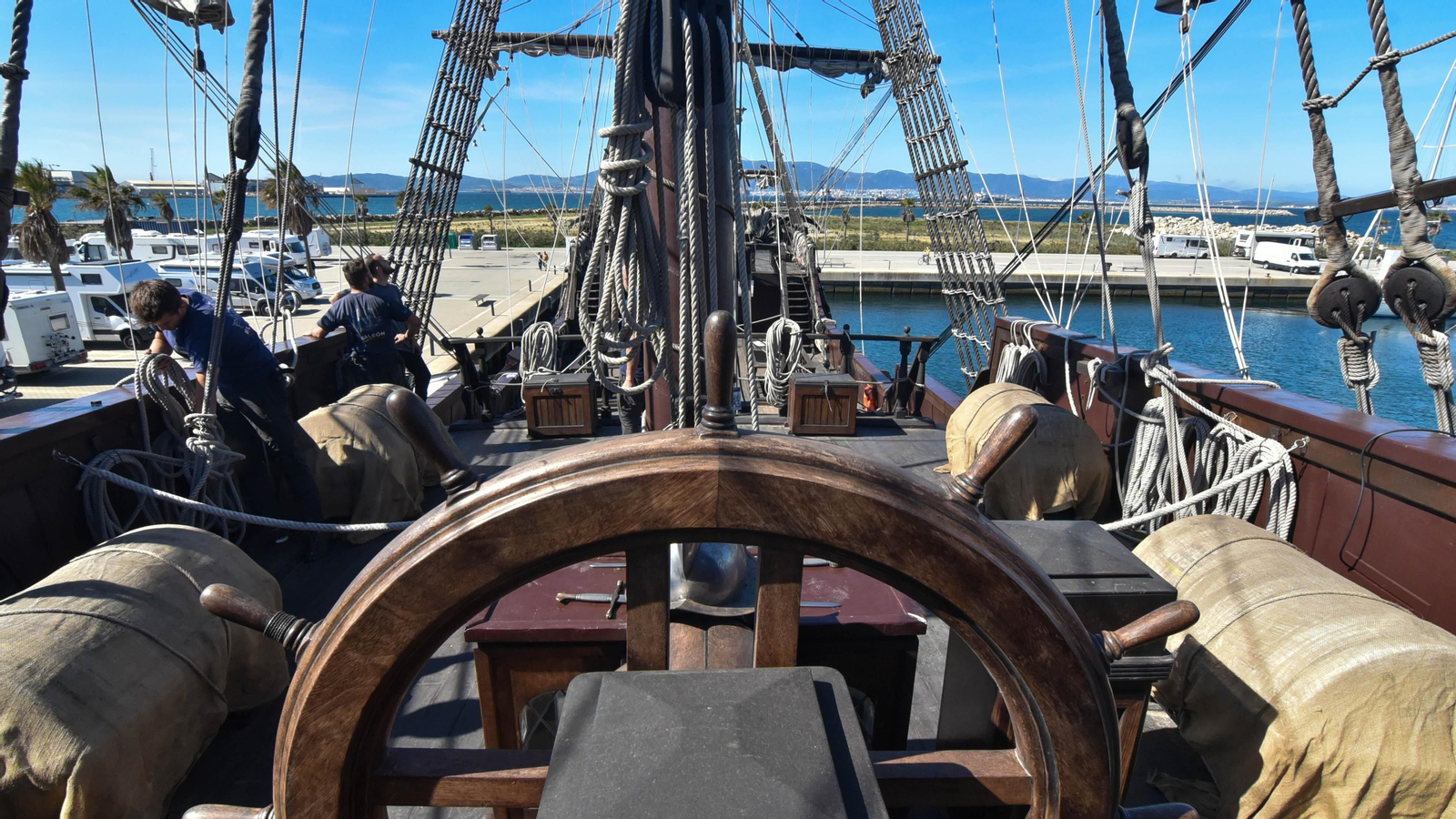 Las fotos del Galeón Andalucía en el Puerto de la Alcaidesa