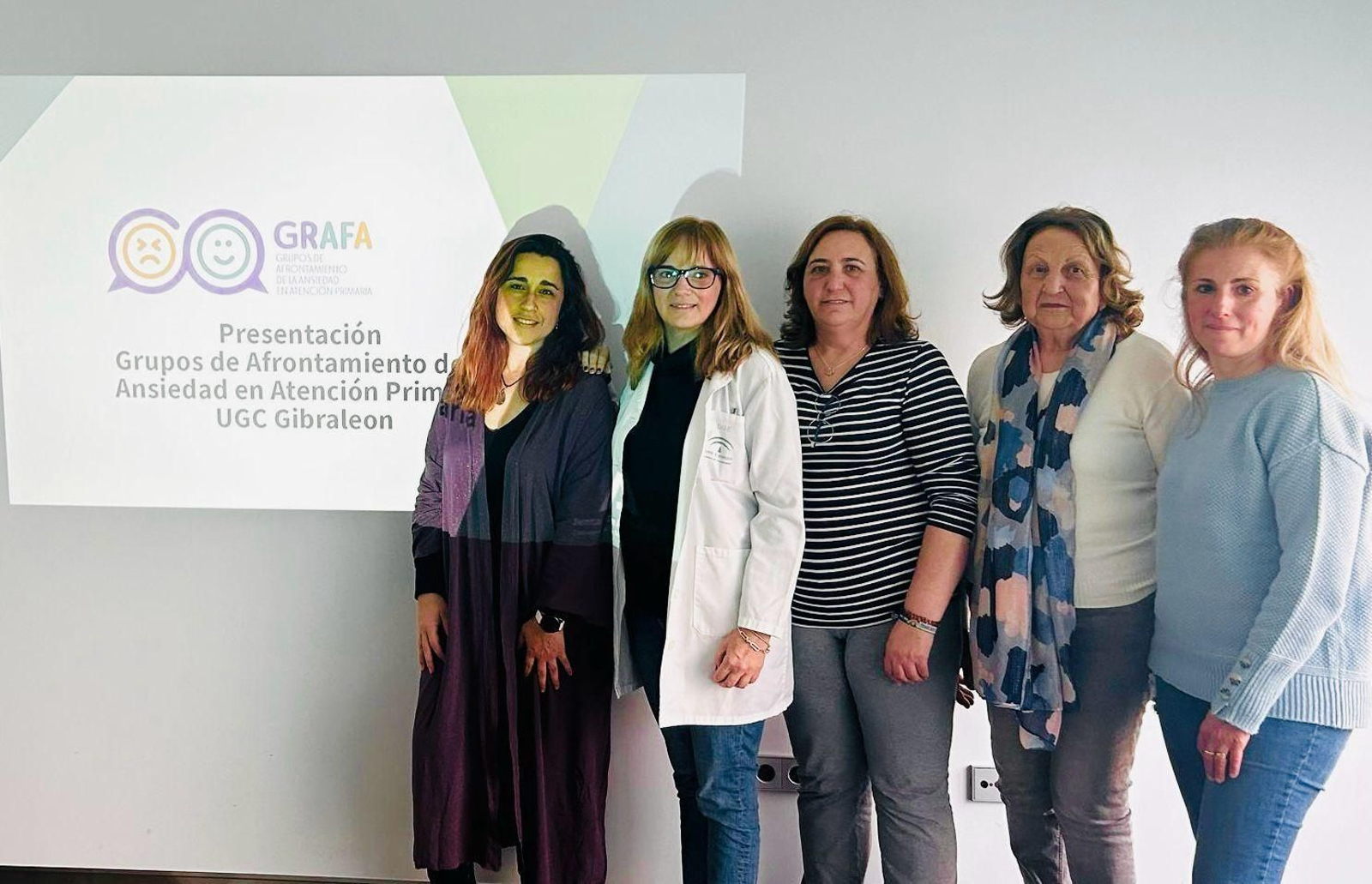 Presentación de los grupos de afrontamiento de la ansiedad en Gibraleón.