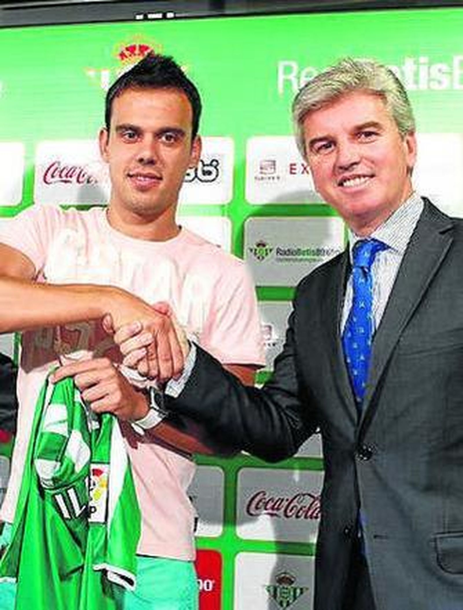 Miguel Guillén con Matilla.