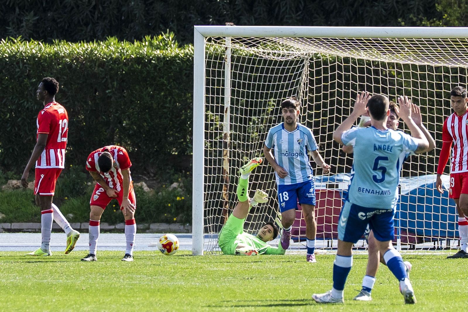 Las imágenes del Almería B y Atlético Malagueño en el Anexo de los Juegos Mediterráneos