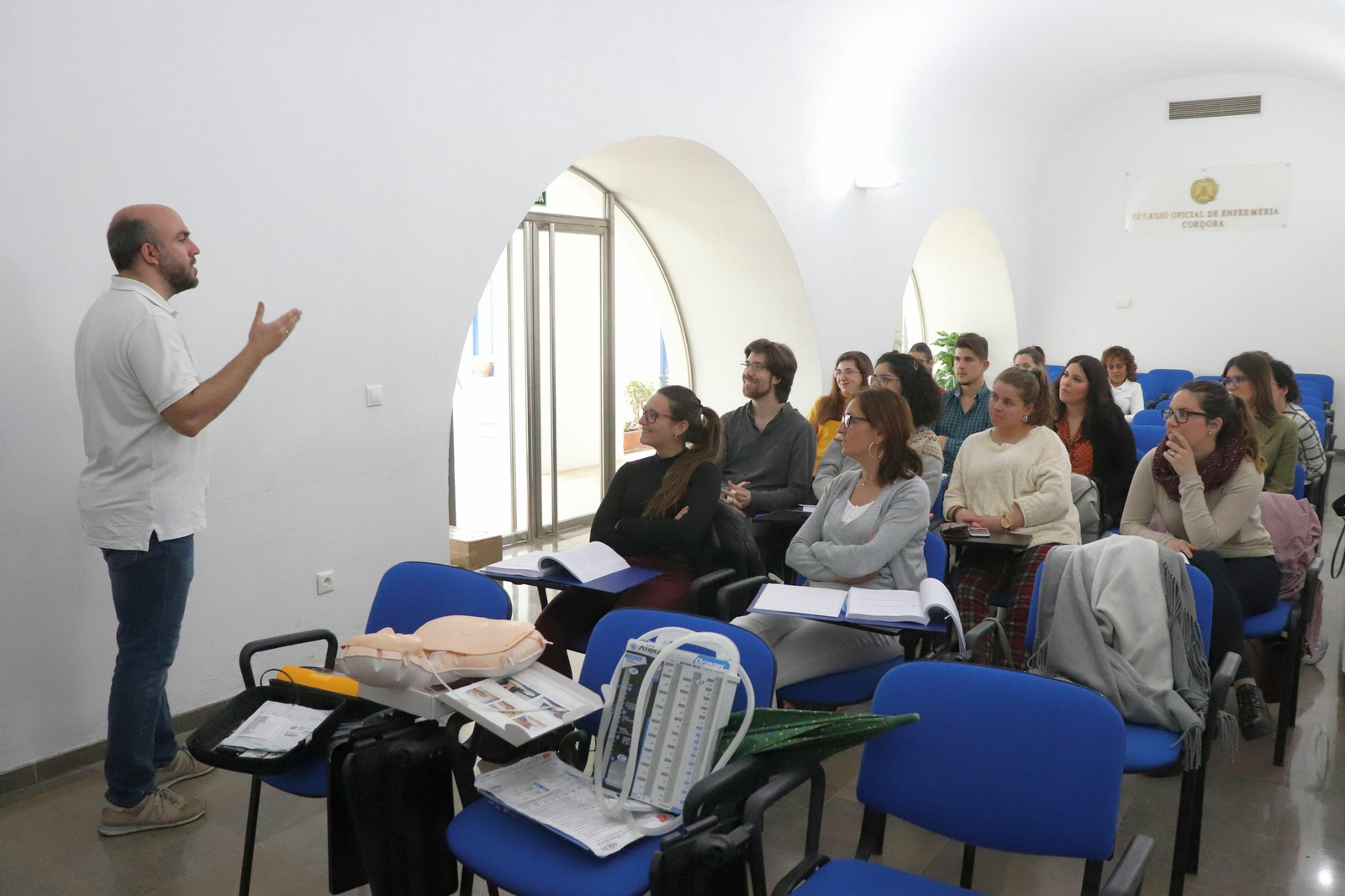 Un momento del curso.