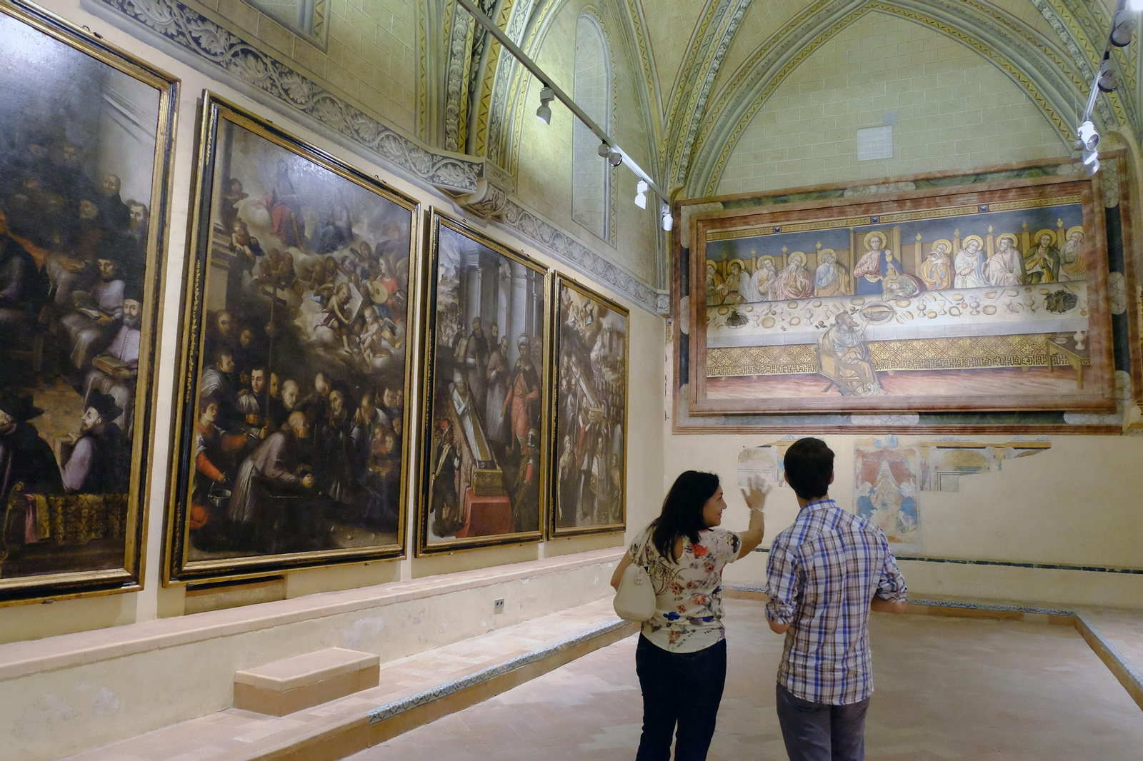 Una imagen reciente de una de las salas del monasterio de San Isidoro del Campo, en Santiponce.